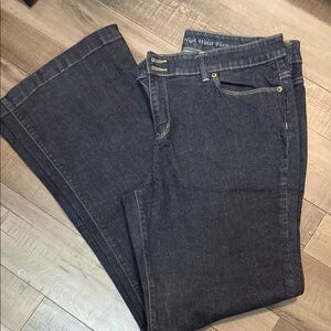 The Limited Dark Blue Flare Jeans